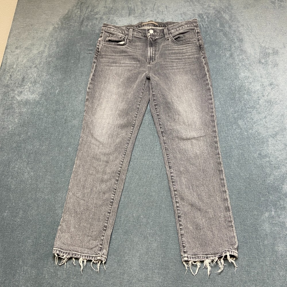 Joe's The Lara Light Hearted Jeans Womens 32x26 Gray Mid Rise Cigarette Ankle